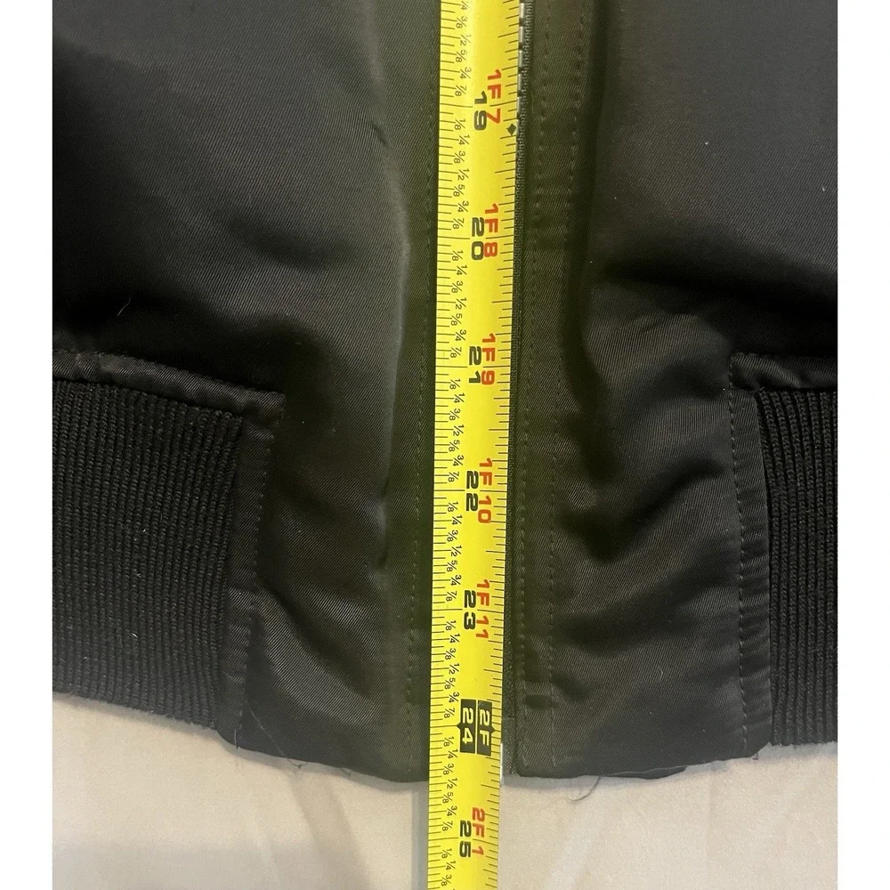 Air Jordan Reversible Varsity Jacket Black Coat Puffy 2XL DQ7344-010 - Picture 11 of 16